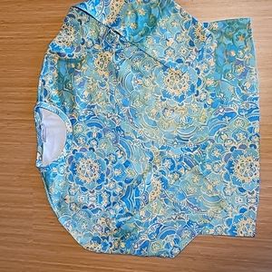 Misslook paisley print shirt with 3/4 length sleeves size 3X